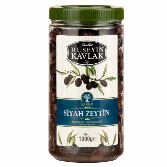 Hüseyin Kavlak Jumbo Siyah Zeytin 1 Kg