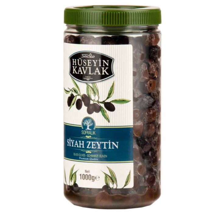 Hüseyin Kavlak Jumbo Siyah Zeytin 1 Kg