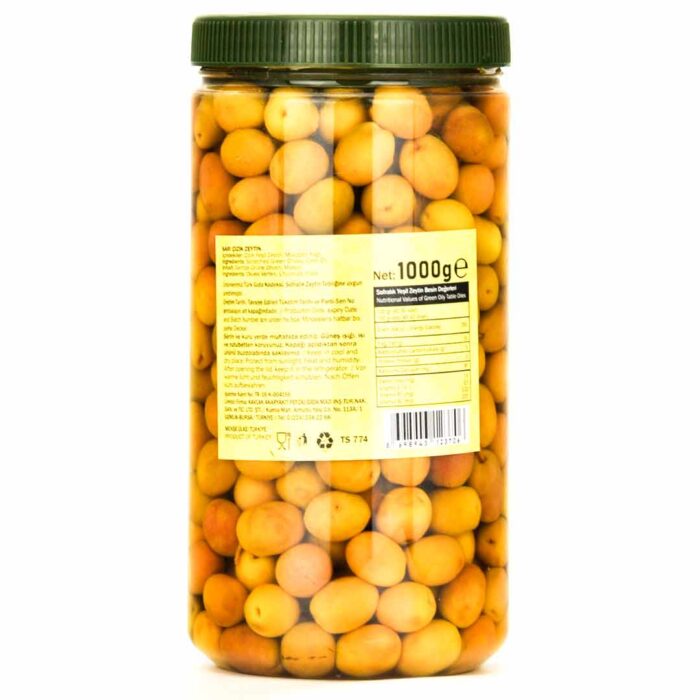 Hüseyin Kavlak Sarı Çizik Yeşil Zeytin 1 Kg